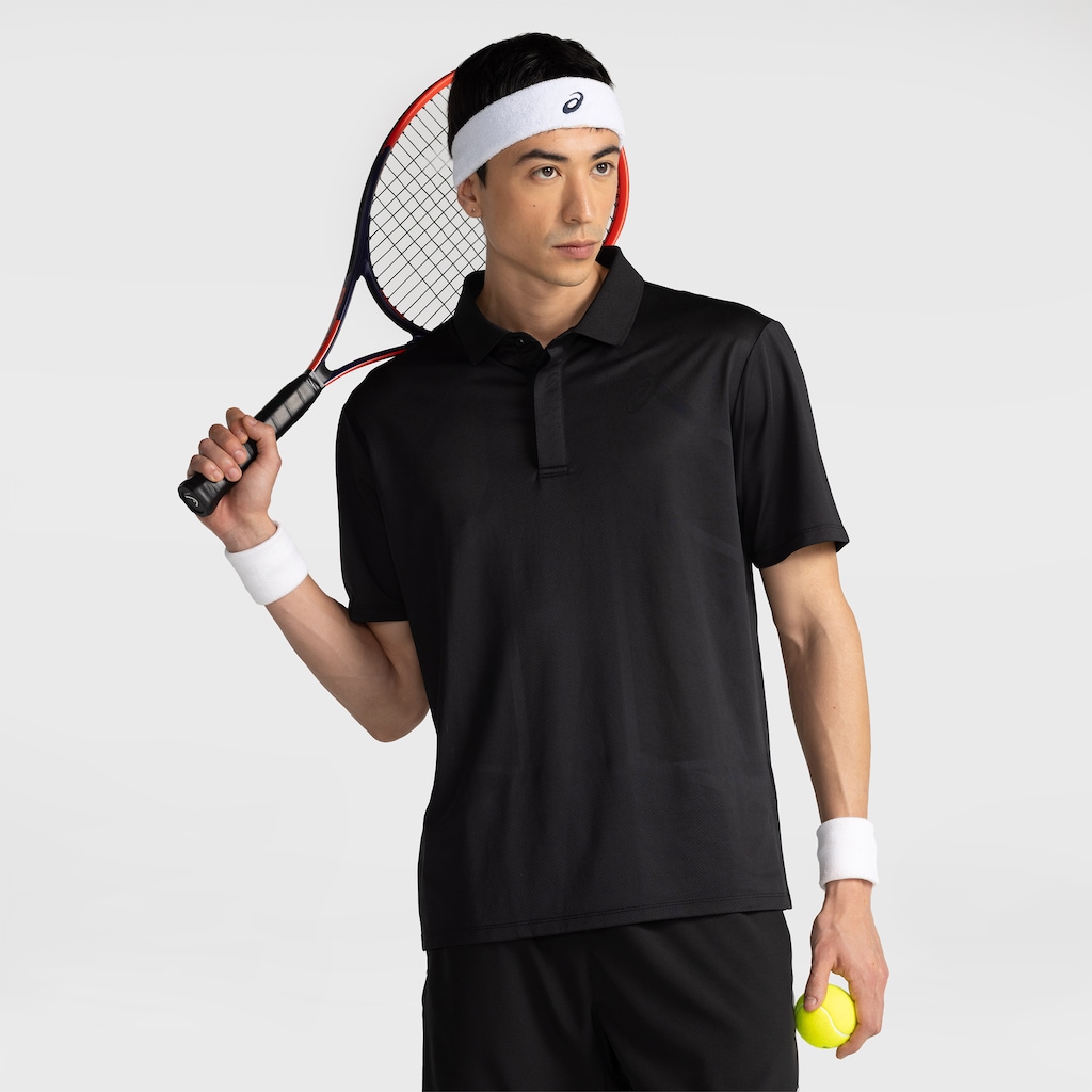 Imagem 2 do produto Camisa Polo Masculina ASICS Jacquard