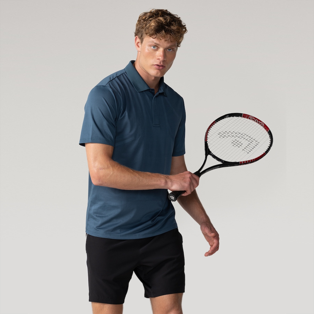 Camisa Polo Masculina ASICS Jacquard