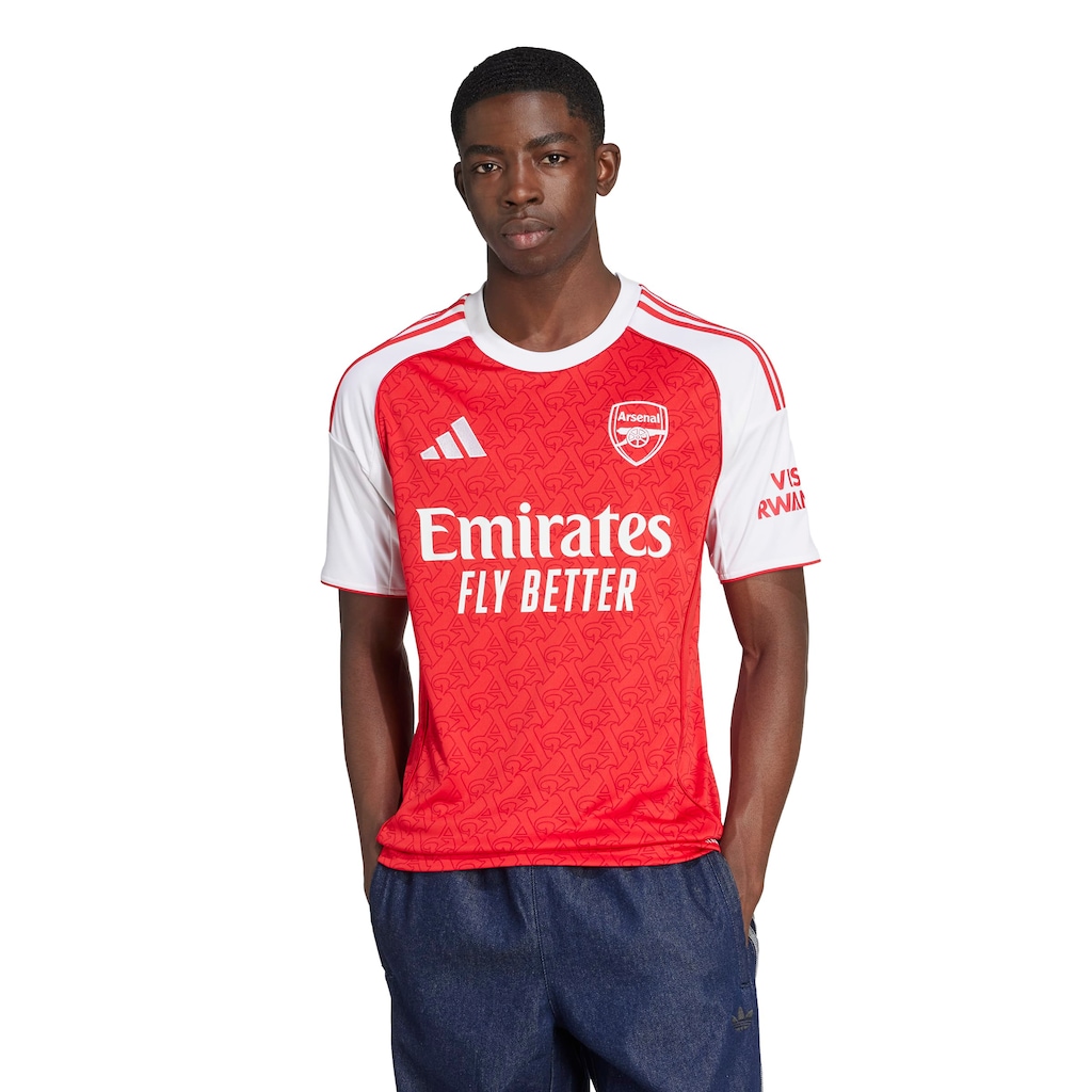 Camisa do Arsenal I 25/26 Torcedor adidas Masculina