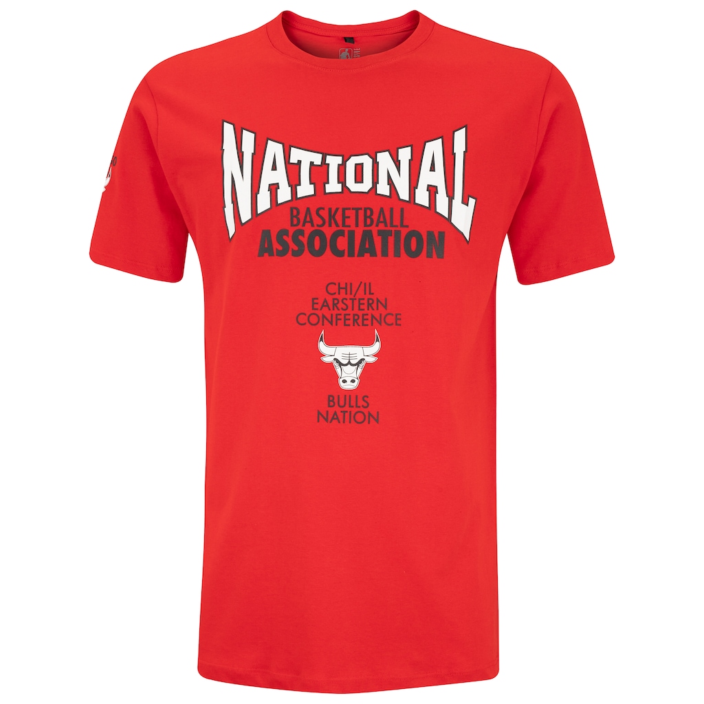 Camiseta do Chicago Bulls Masculina NBA Manga Curta Teams N0116
