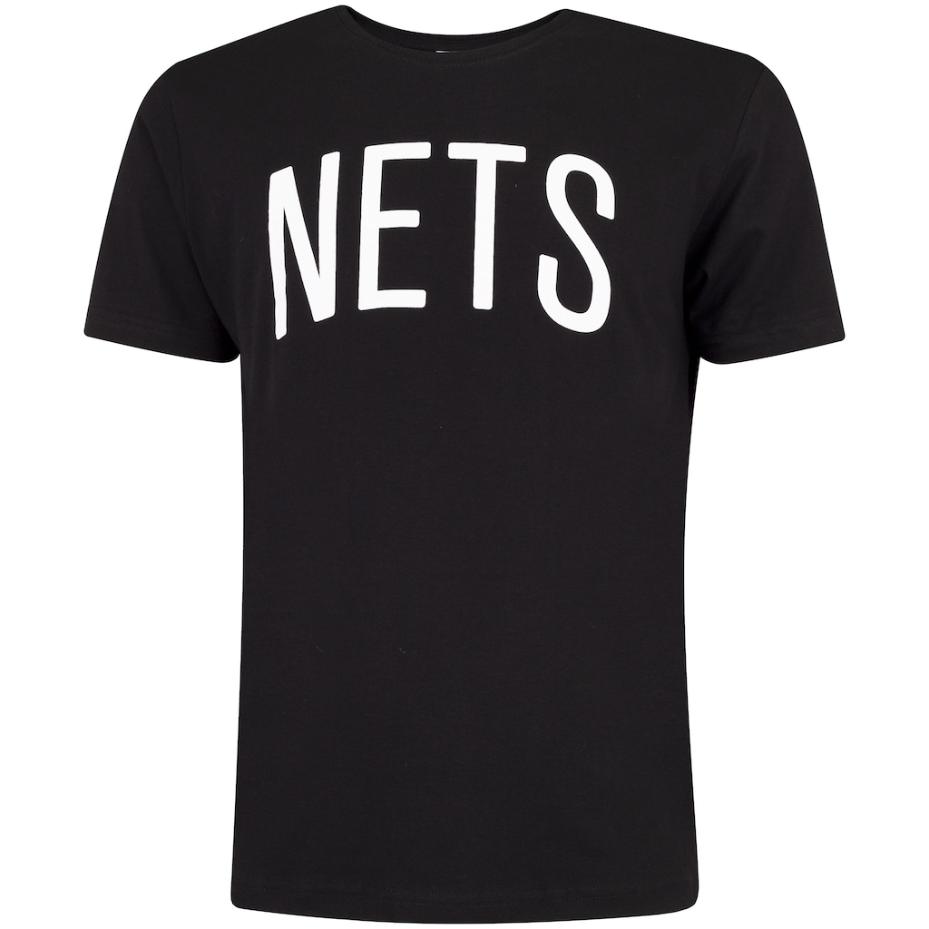 Camiseta do Brooklyn Nets NBA Masculina Manga Curta Estampada N796A