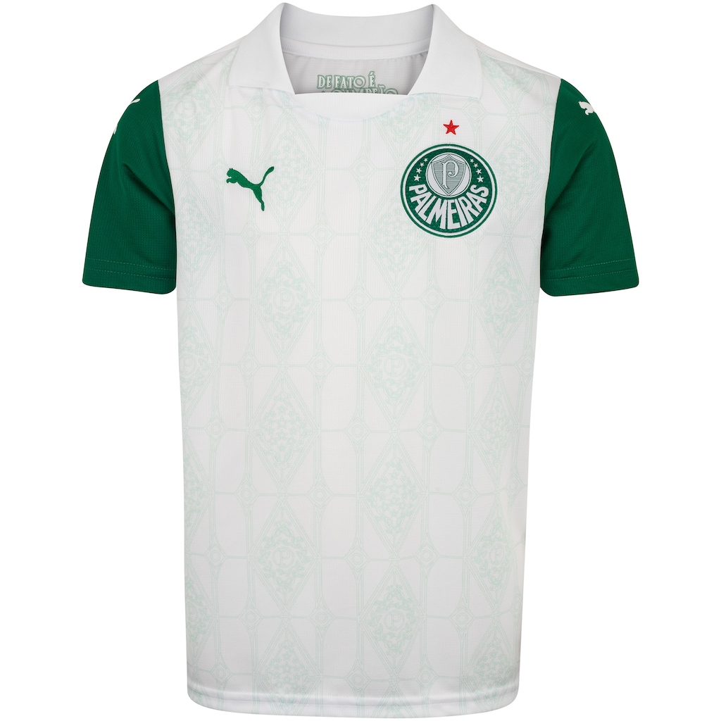 Camisa Polo do Palmeiras II 25 Puma Juvenil Torcedor