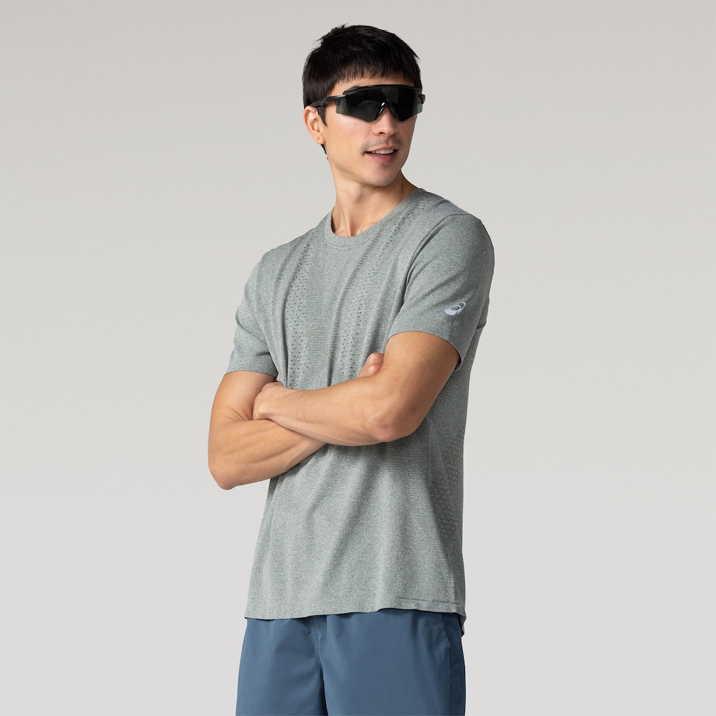 Camiseta ASICS Seamless Respirável Masculina