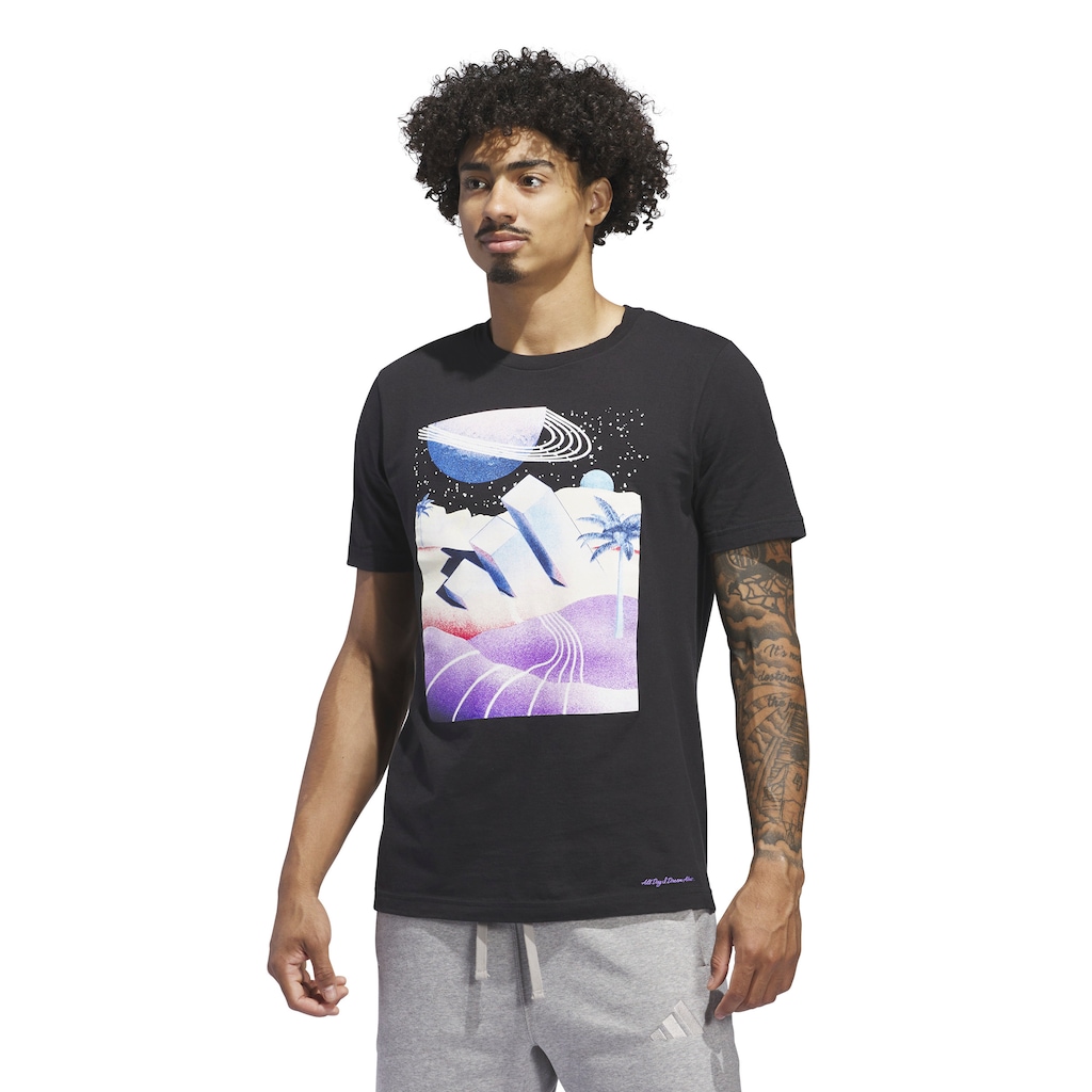 Camiseta Masculina adidas Manga Curta Gráfica