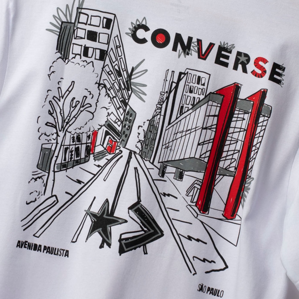 Imagem 4 do produto Camiseta Converse Manga Curta São Paulo Standart-Fit