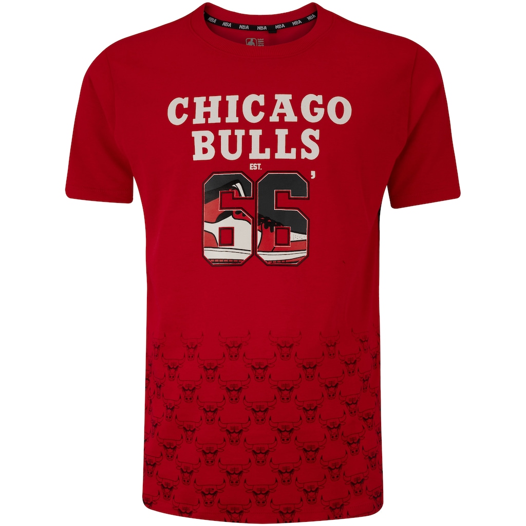 Camiseta do Chicago Bulls NBA Masculina Sneakers NB751