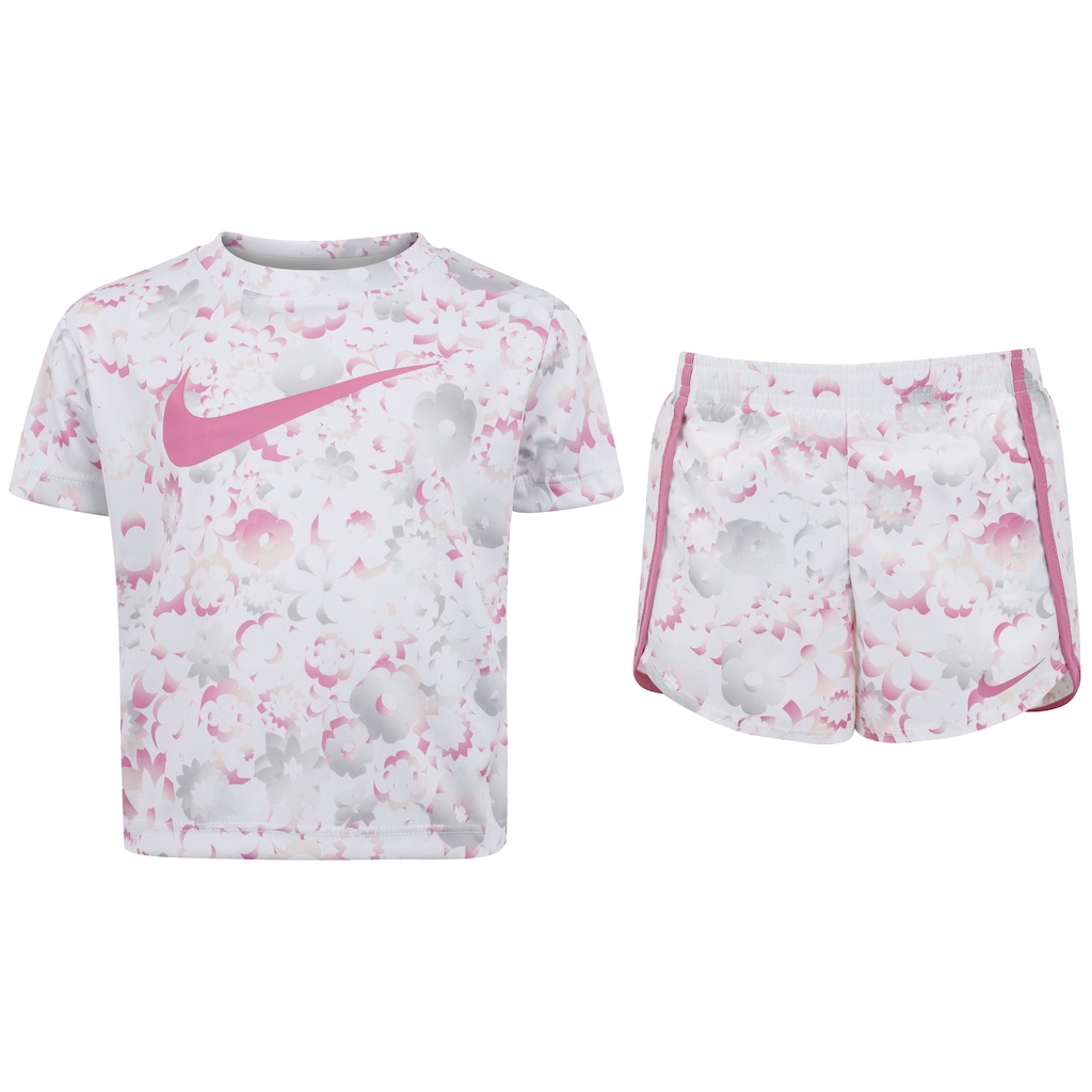 Conjunto Infantil Nike Color Block Girls Camiseta + Short