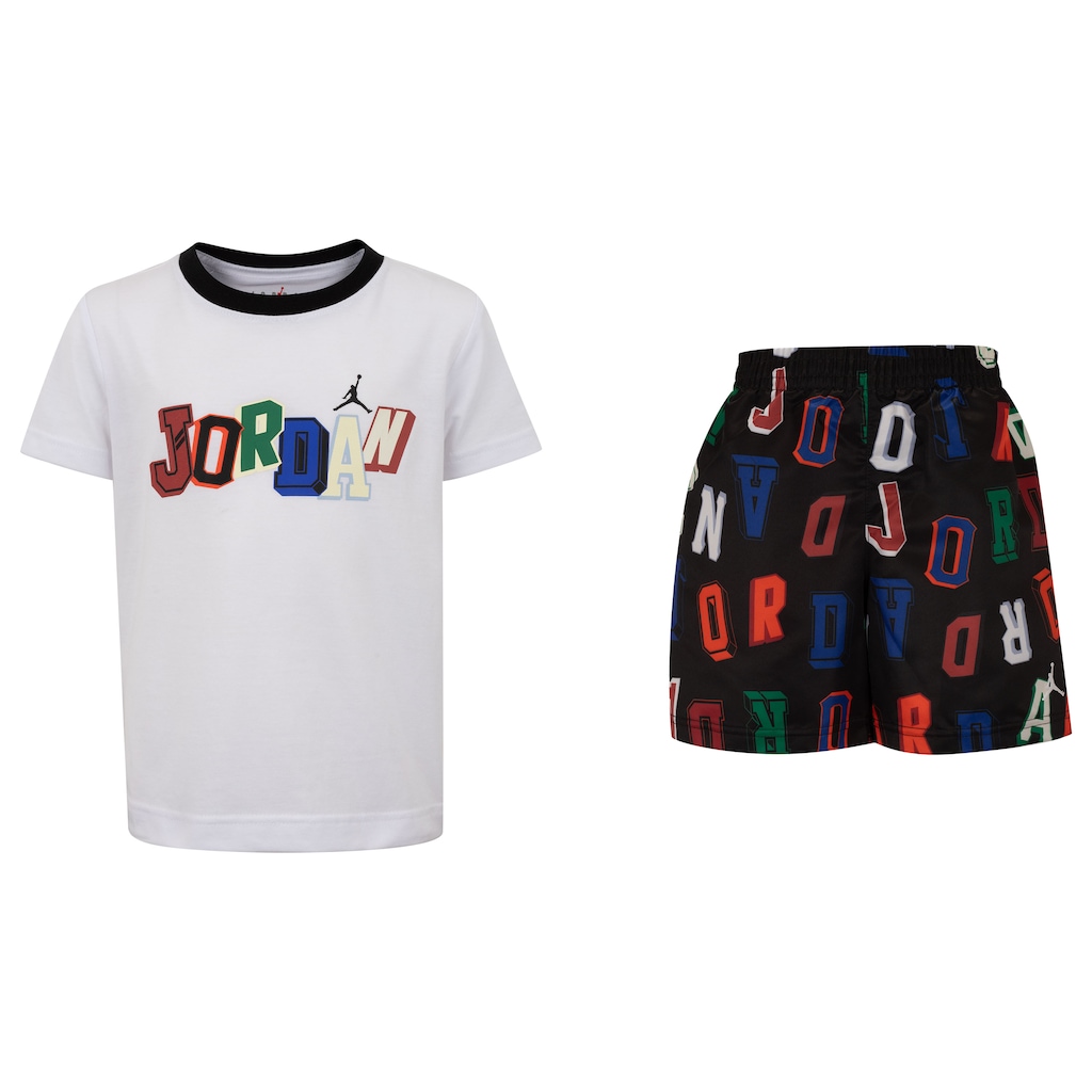 Conjunto Jordan Nike Infantil Camiseta + Bermuda Court Of Legends SP25