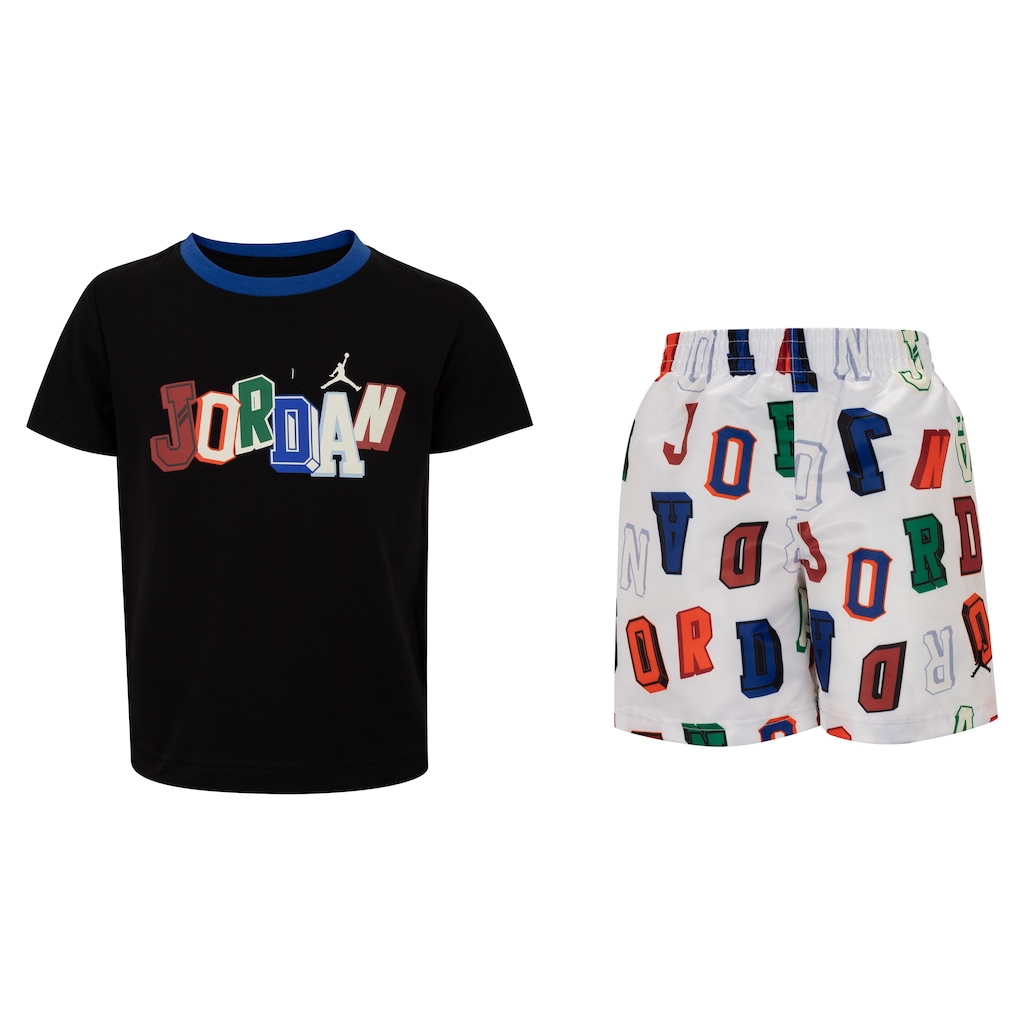 Conjunto Infantil Nike Jordan Court Of Legds Camiseta + Bermuda