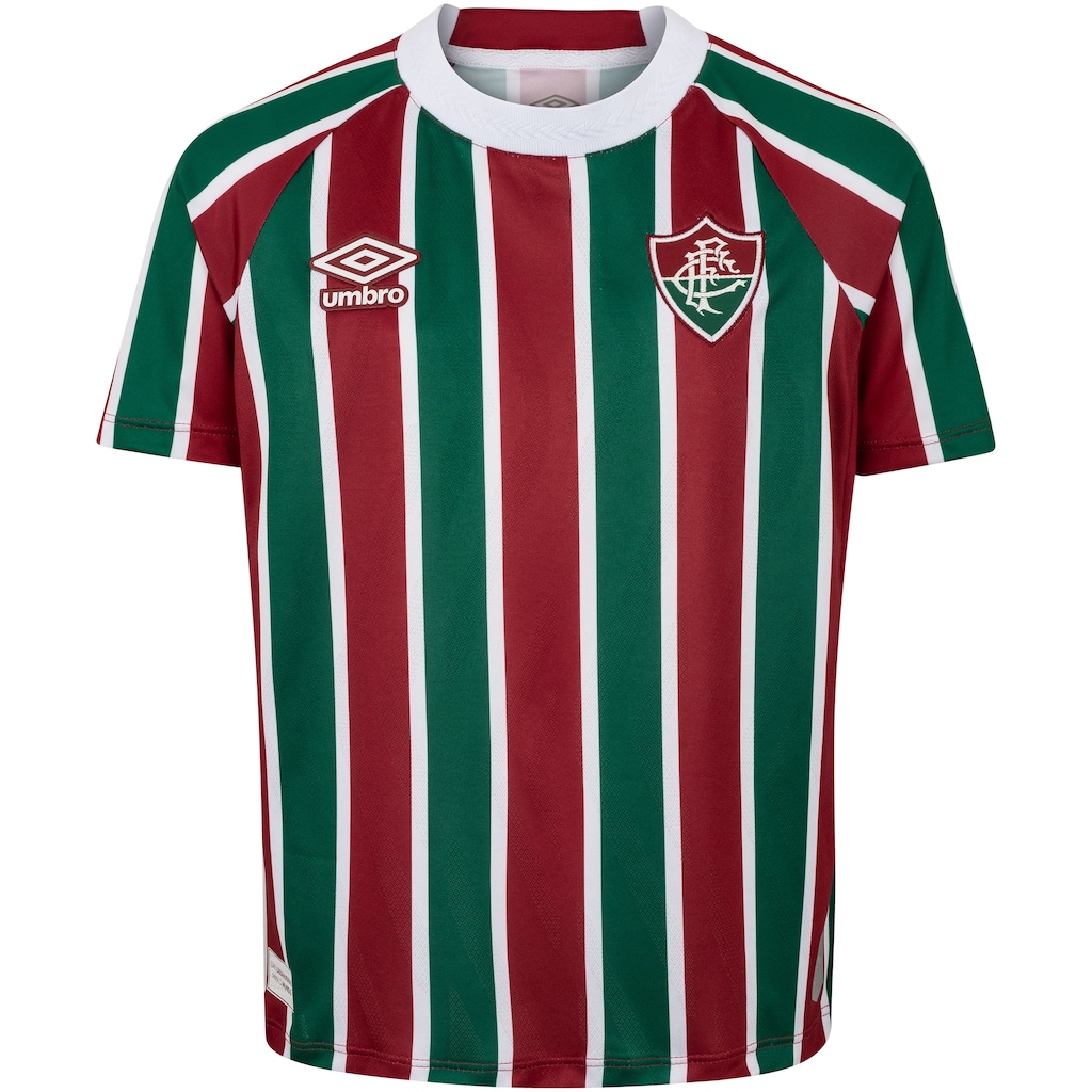 Camisa do Fluminense I 25 Umbro Juvenil Torcedor
