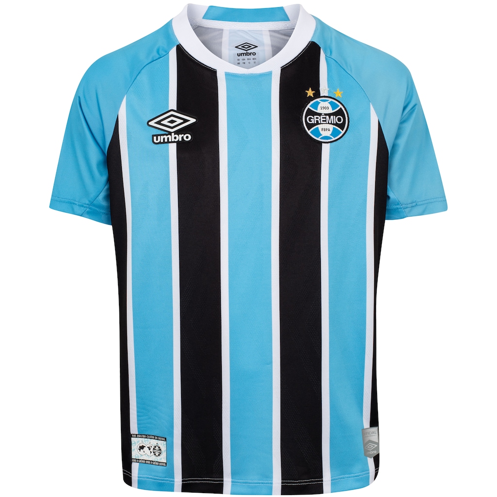 Camisa do Grêmio I 25 Umbro Infantil