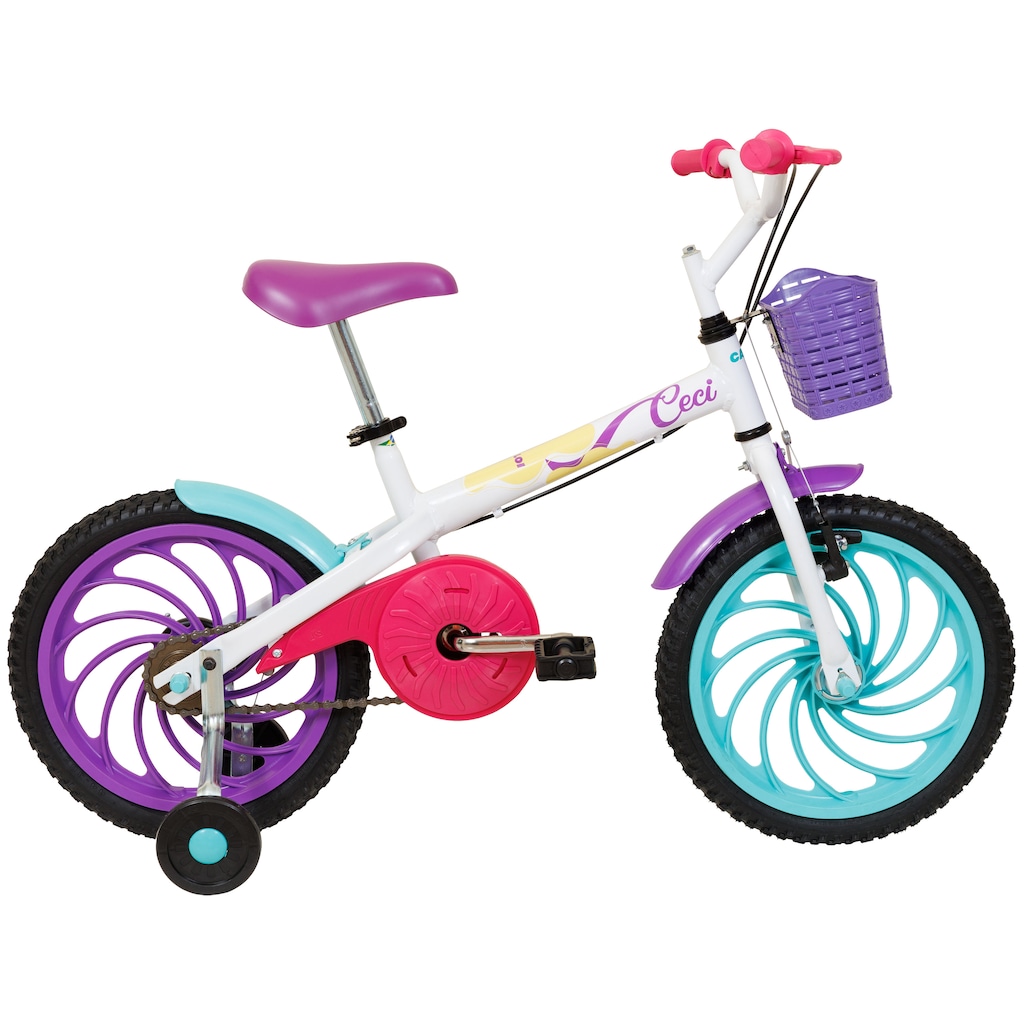 Bicicleta Caloi Ceci Aro 16 Infantil Feminina