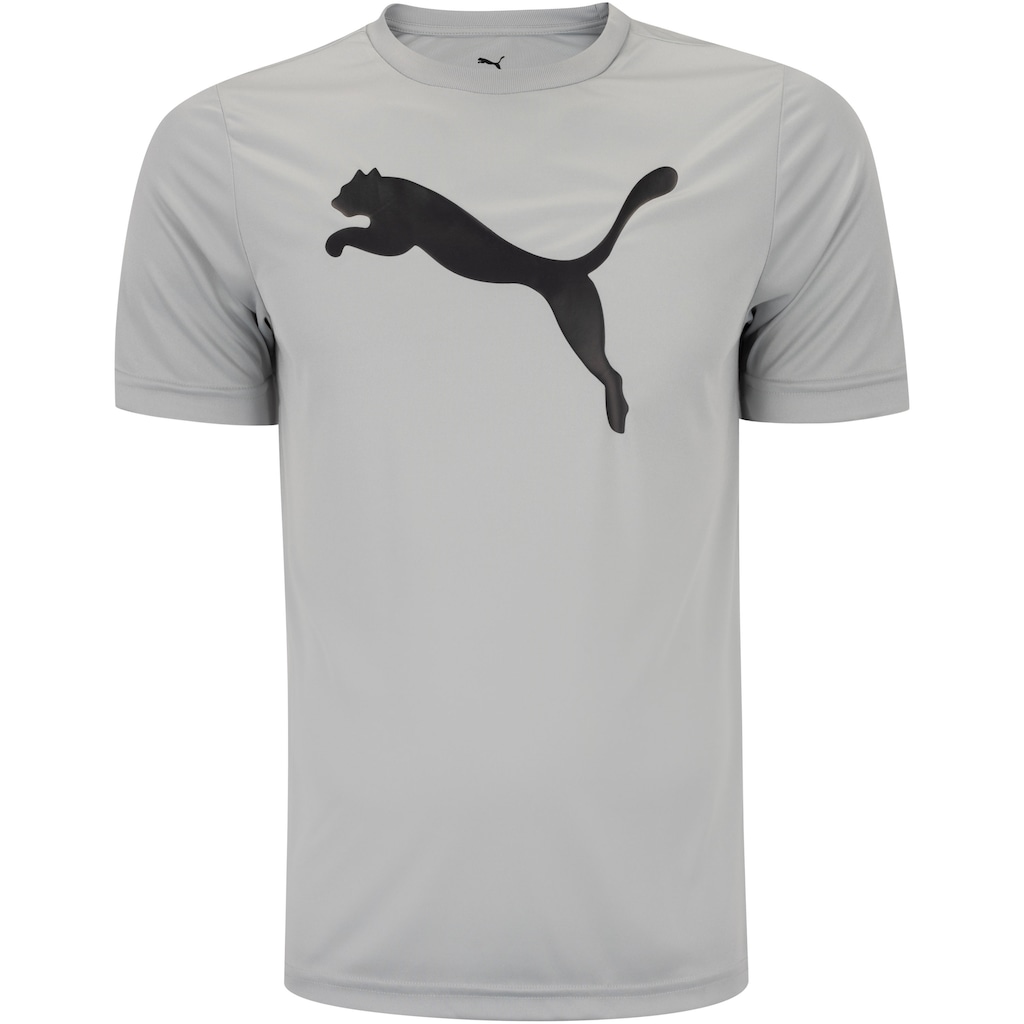 Camiseta Masculina Puma Manga Curta ESS Logo Poly