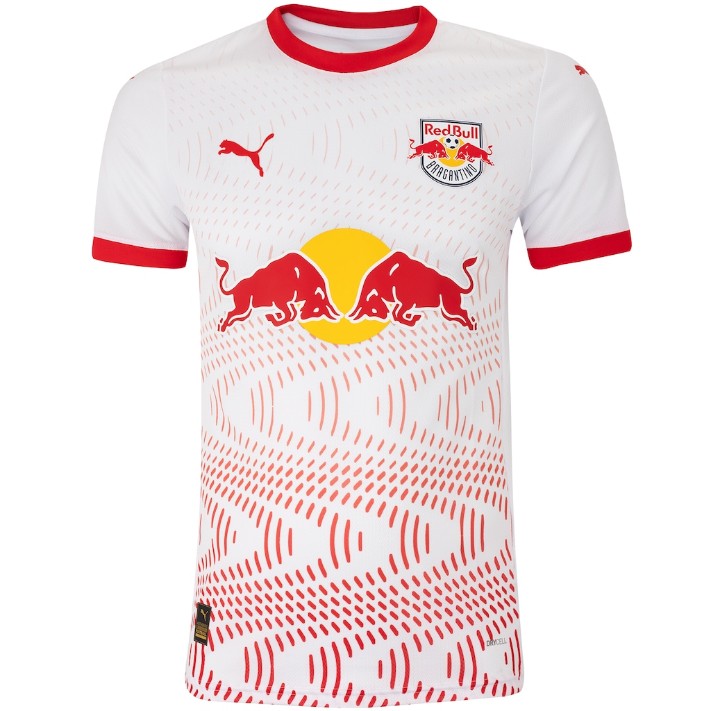 Camisa do Red Bull Bragantino I 25 Puma Masculina Torcedor
