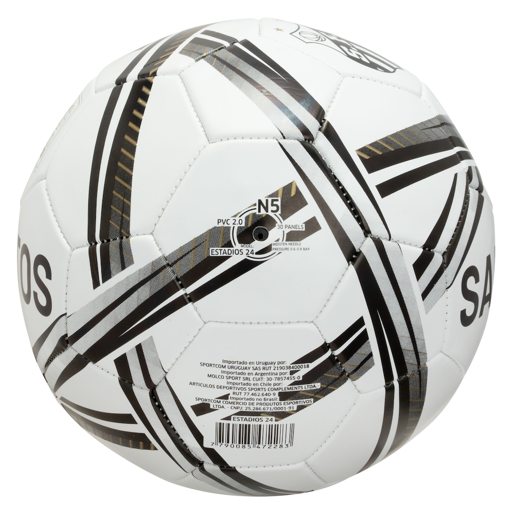 Imagem 2 do produto Bola de Futebol de Campo Sportcom Santos Estádio 24