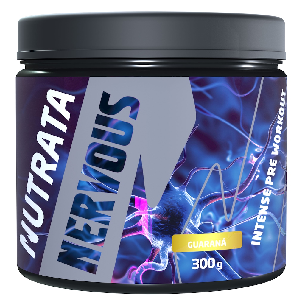 Pré-Treino Nutrata Nervous Guaraná 300g