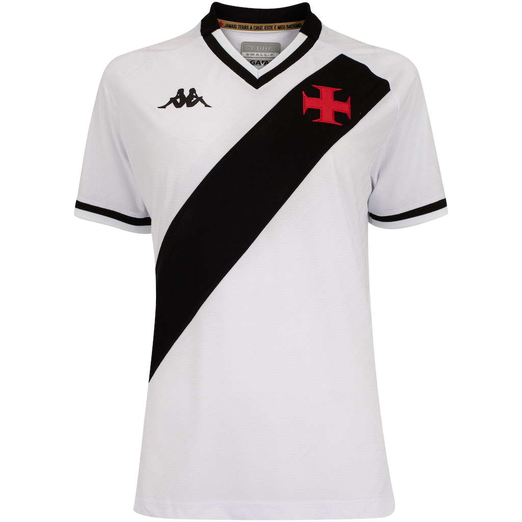 Camisa do Vasco da Gama II 25 Torcedor Kappa Feminina.