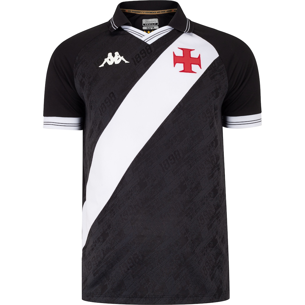 Camisa do Vasco da Gama I 25/26 Torcedor Kappa Masculina