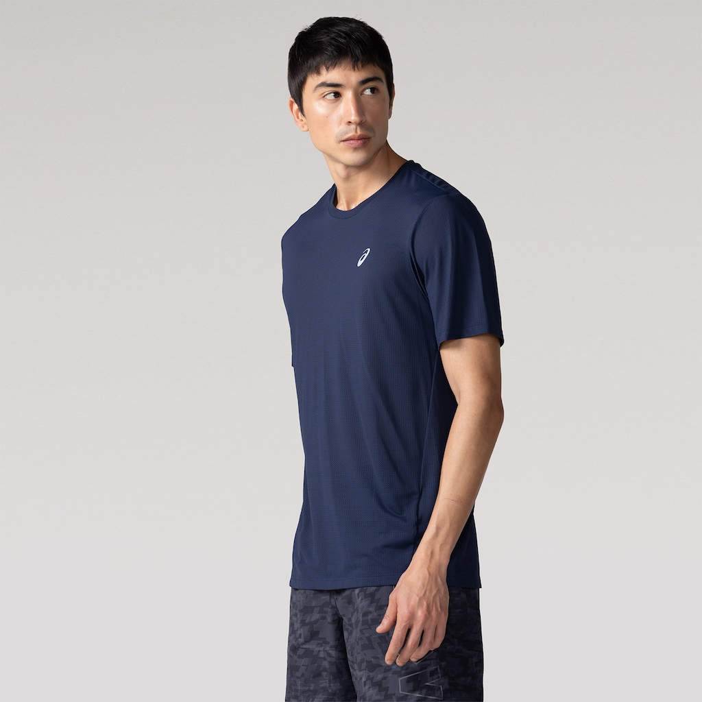 Camiseta ASICS Mesh Respirável Masculina