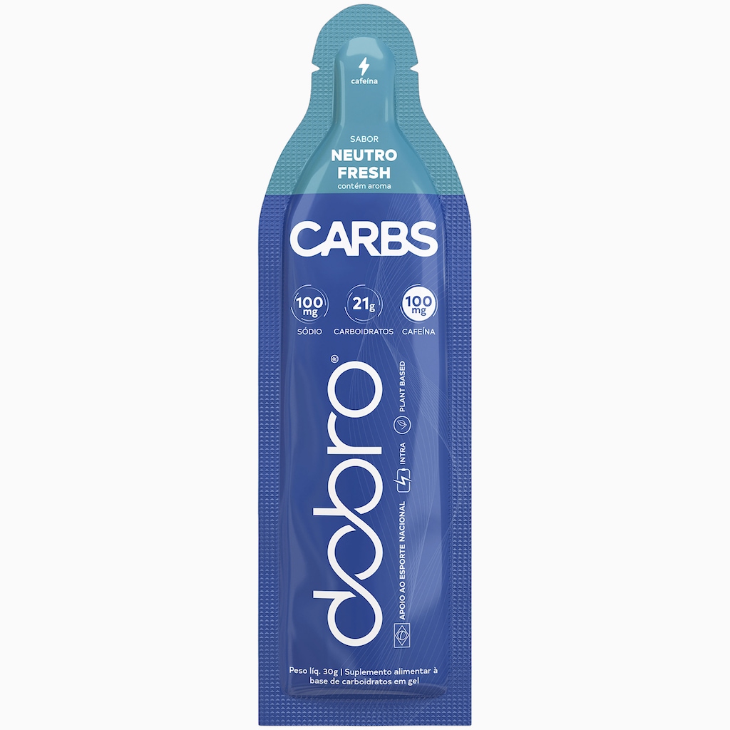 Carbs Gel Dobro Neutro Fresh com Cafeína 30g