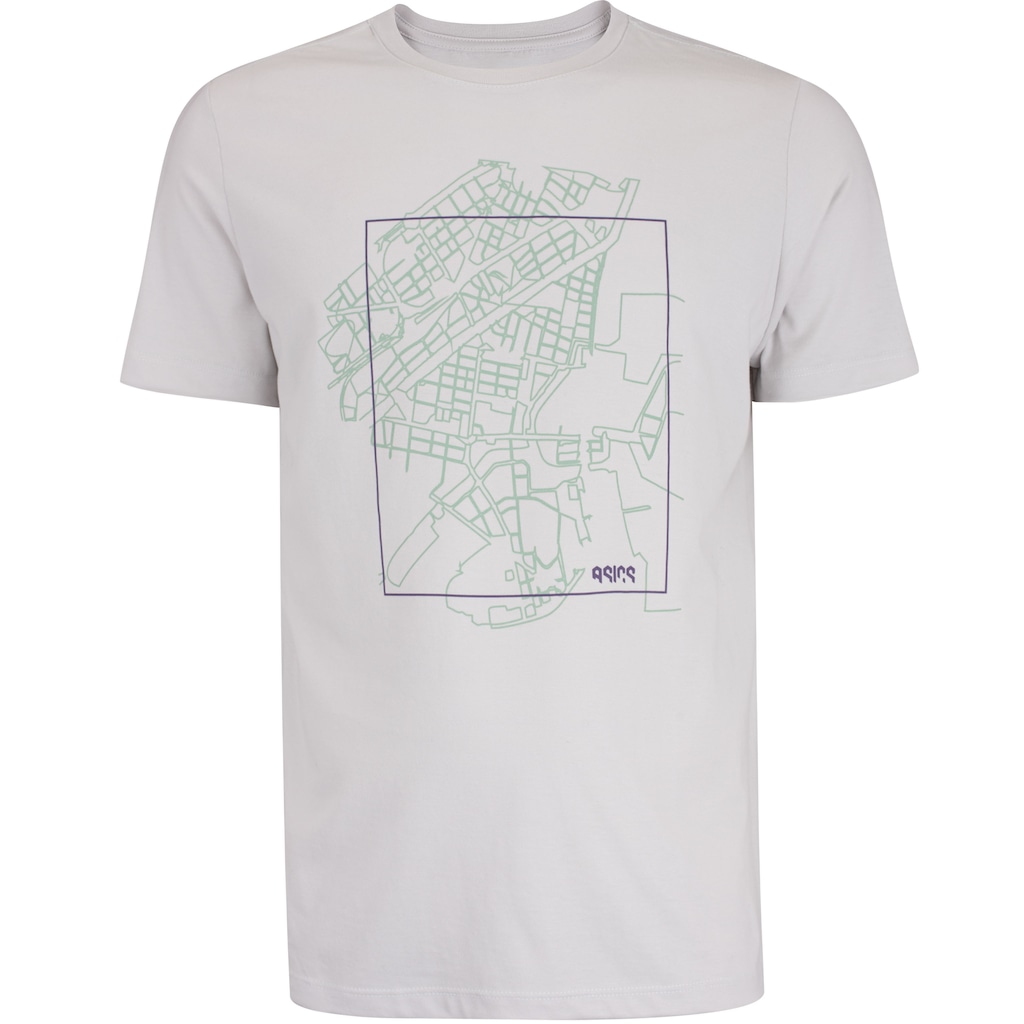 Camiseta ASICS Estampa Masculina