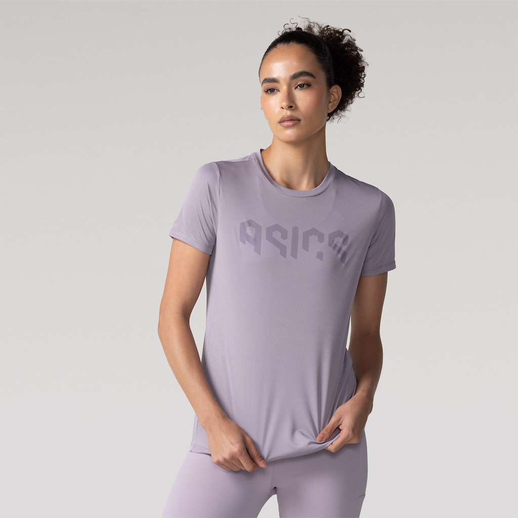 Camiseta ASICS Logo Treino UV 30 Feminina