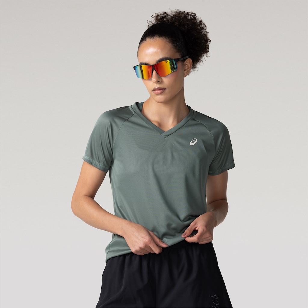 Camiseta ASICS Basic Logo Antiodor Feminina