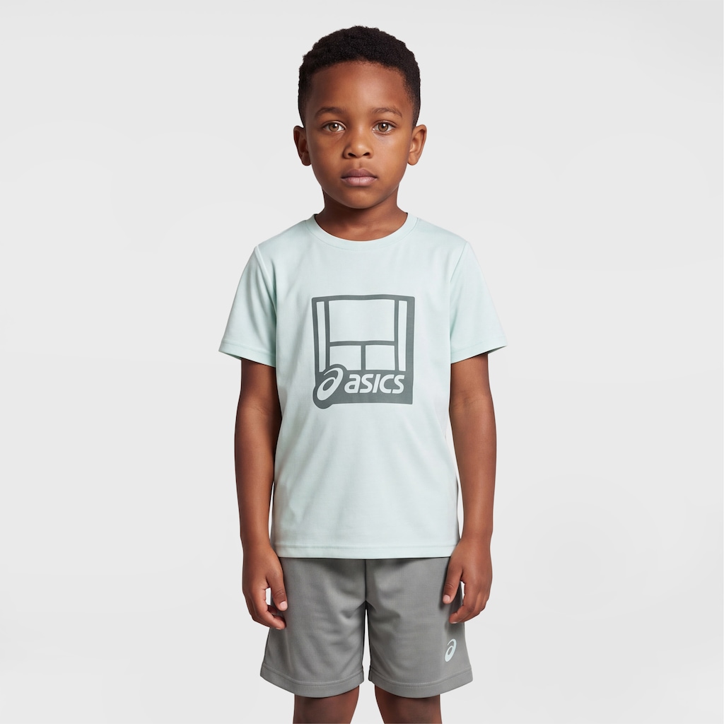 Imagem 1 do produto Conjunto Infantil ASICS Camiseta + Bermuda