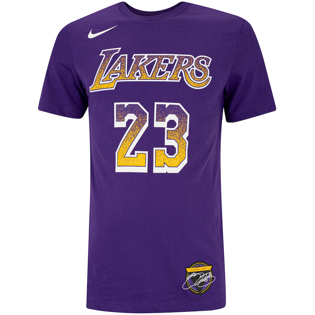 Camiseta Nike LeBron James Los Angeles Lakers Masculina