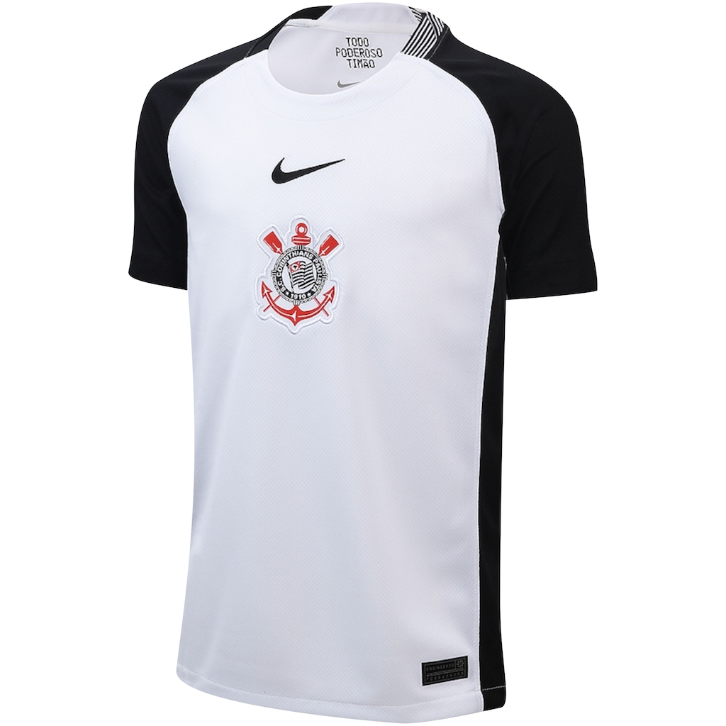 Camisa do Corinthians I 25/26 Torcedor Pro Nike Juvenil