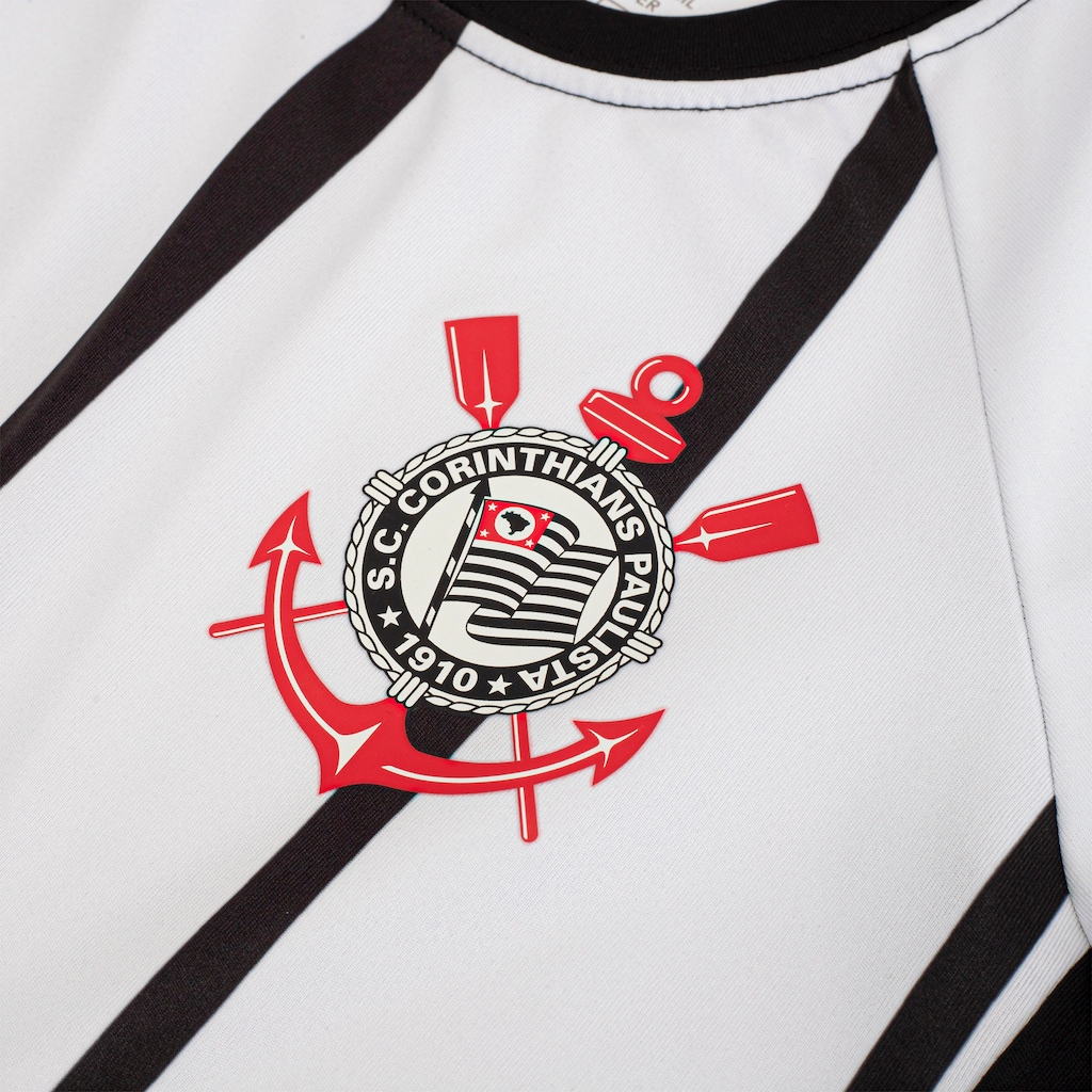 Imagem 3 do produto Camisa do Corinthians Coimbra Listrada Júnior