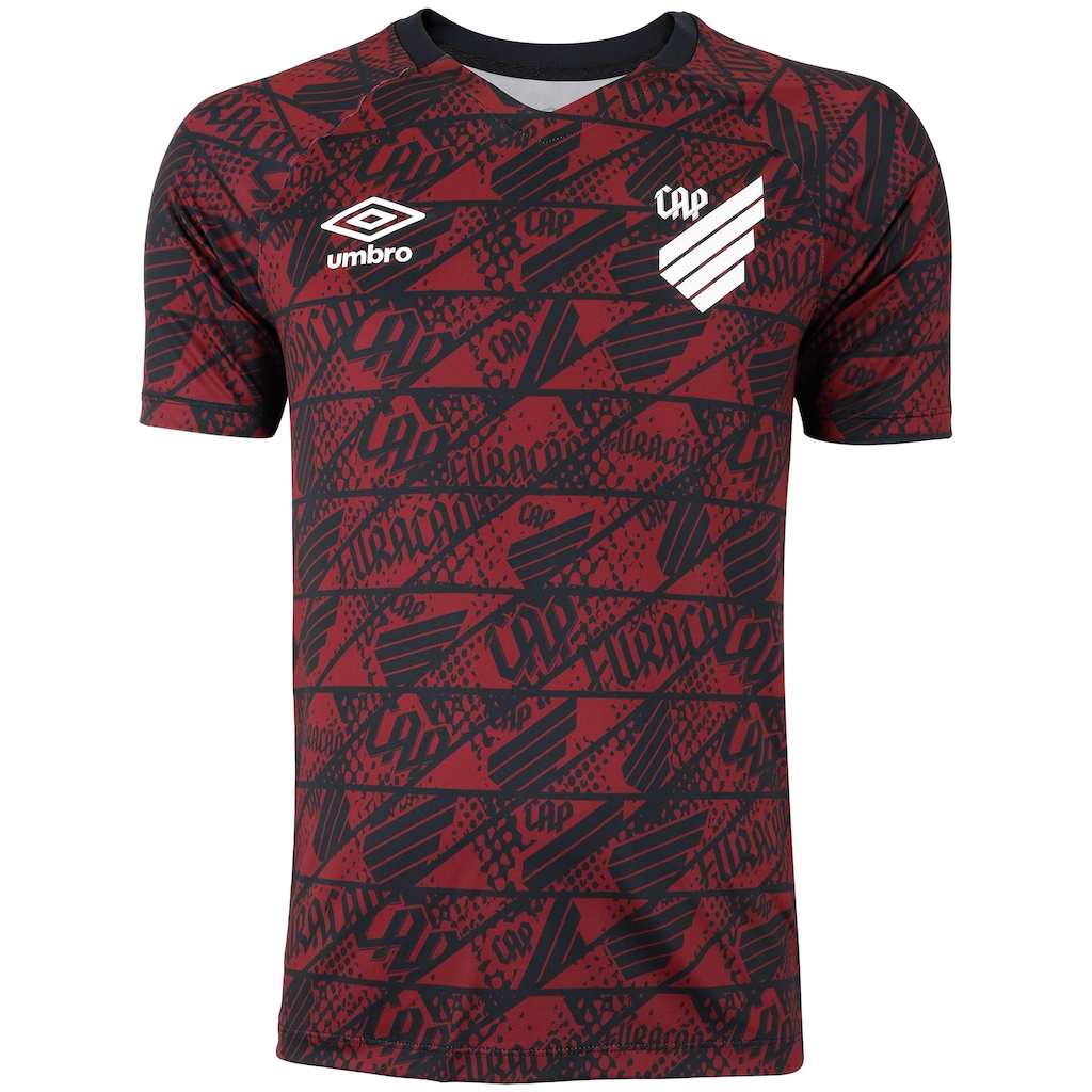 Camisa do Athletico-PR Pré Jogo 25/26 Umbro Masculina