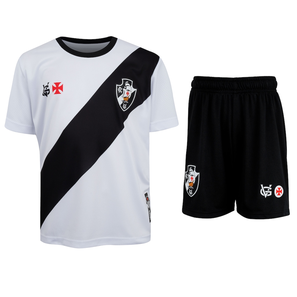 Kit de Uniforme do Vasco da Gama Infantil Dry