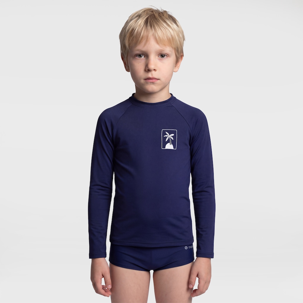 Imagem 1 do produto Conjunto Infantil Oxer Camiseta Manga Longa + Sunga com Proteção UV Menino