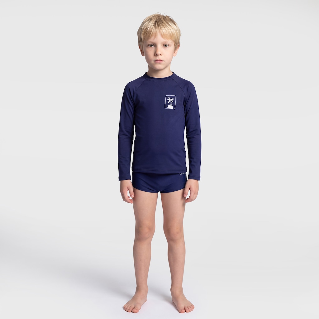 Imagem 3 do produto Conjunto Infantil Oxer Camiseta Manga Longa + Sunga com Proteção UV Menino