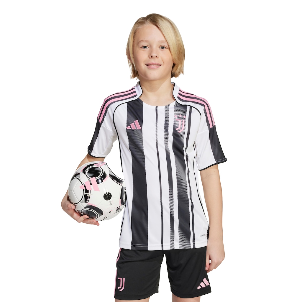 Camisa do Juventus I 25/26 Torcedor adidas Juvenil