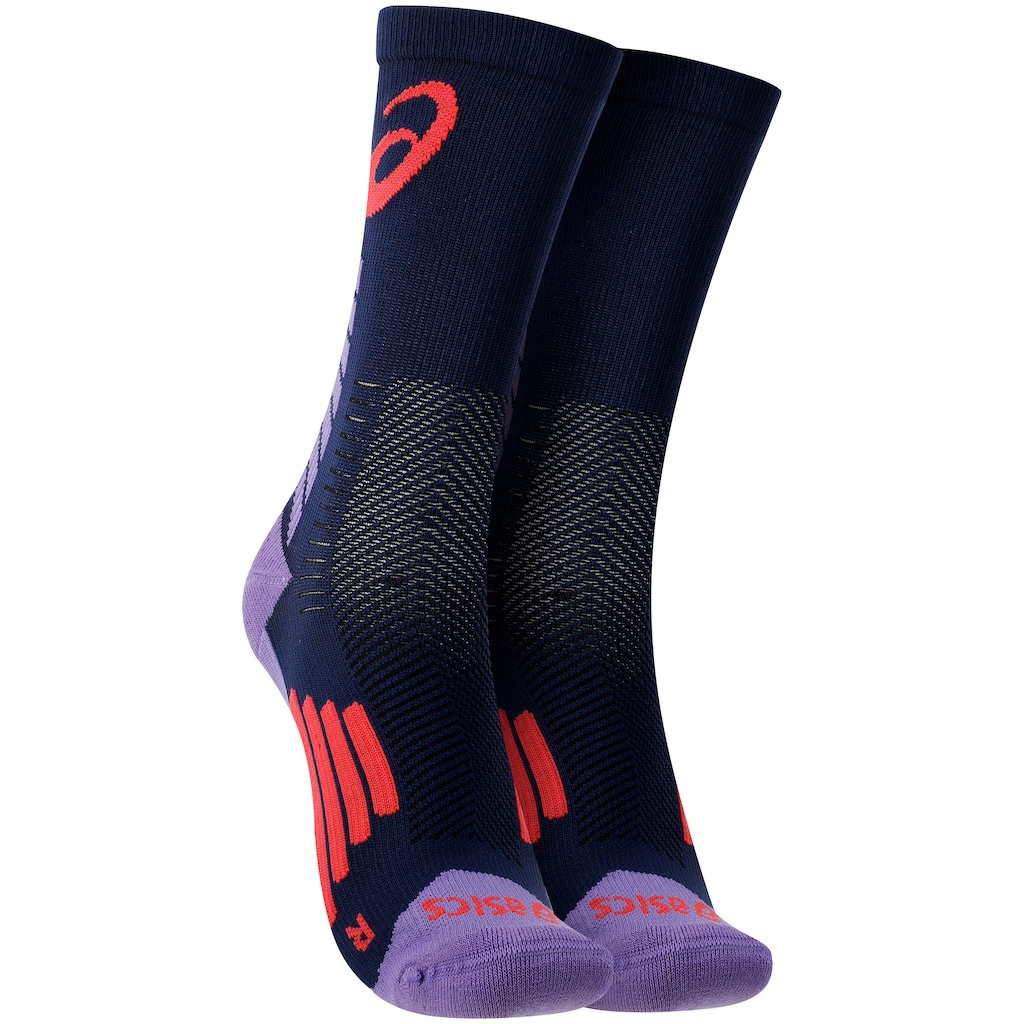 Meia de Corrida ASICS Rally Crew Cano Alto Adulto