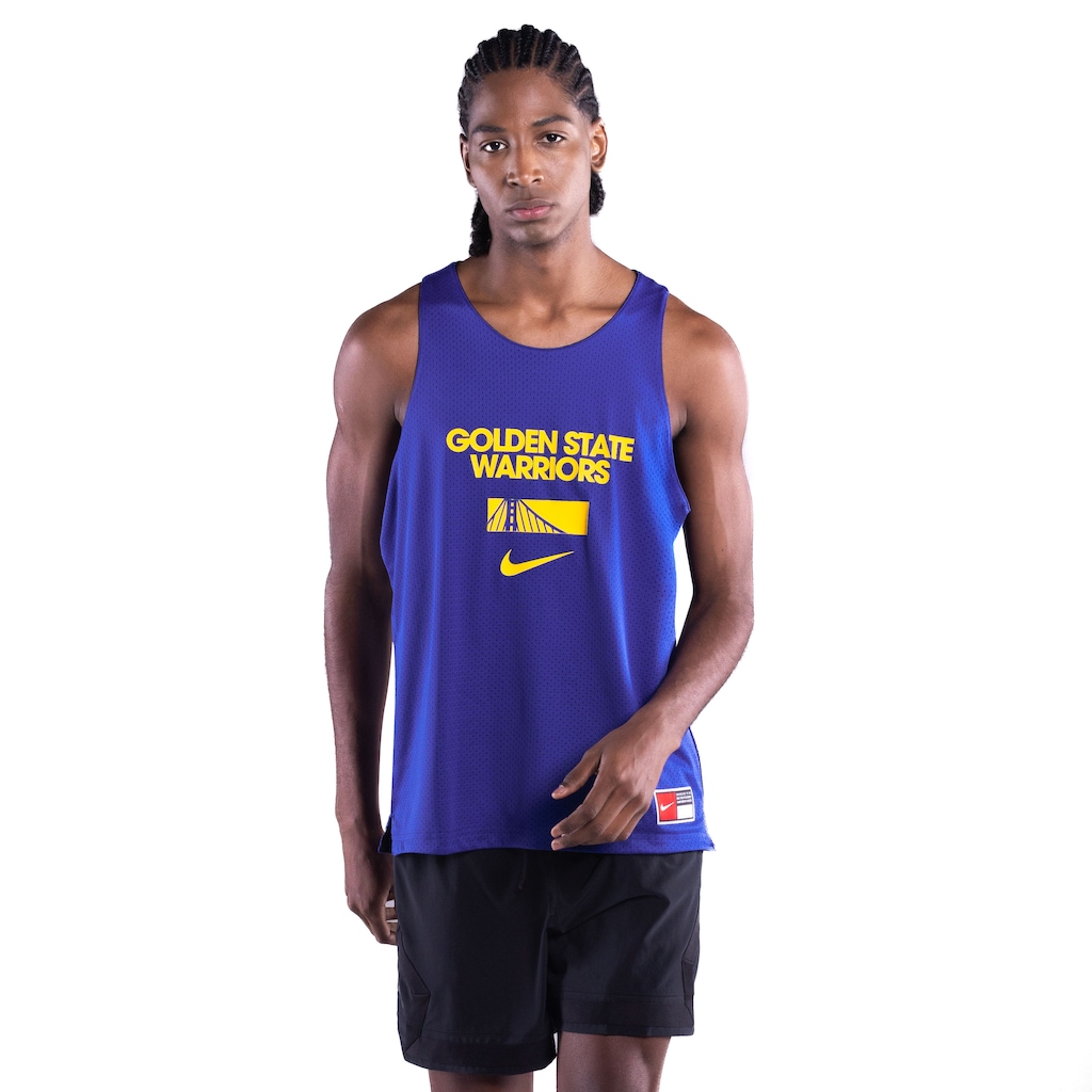 Camiseta Regata Golden State Warriors Nike NBA Masculina