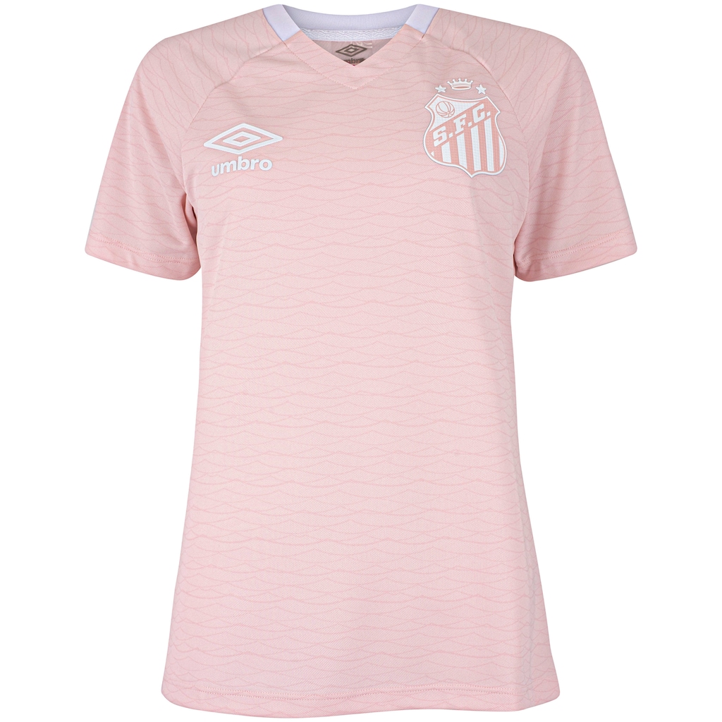Camisa do Santos 25/26 Torcedor Outubro Rosa Umbro Feminina