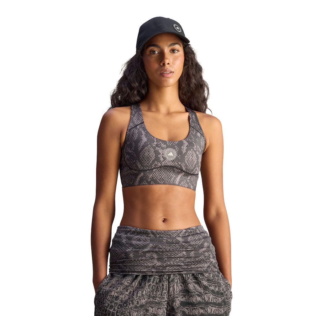 Top Power Impact adidas by Stella McCartney Suporte Médio Estampado Adulto