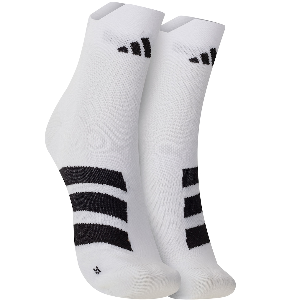 Meia De Corrida adidas Adizero Cano Médio Adulto 1 Par
