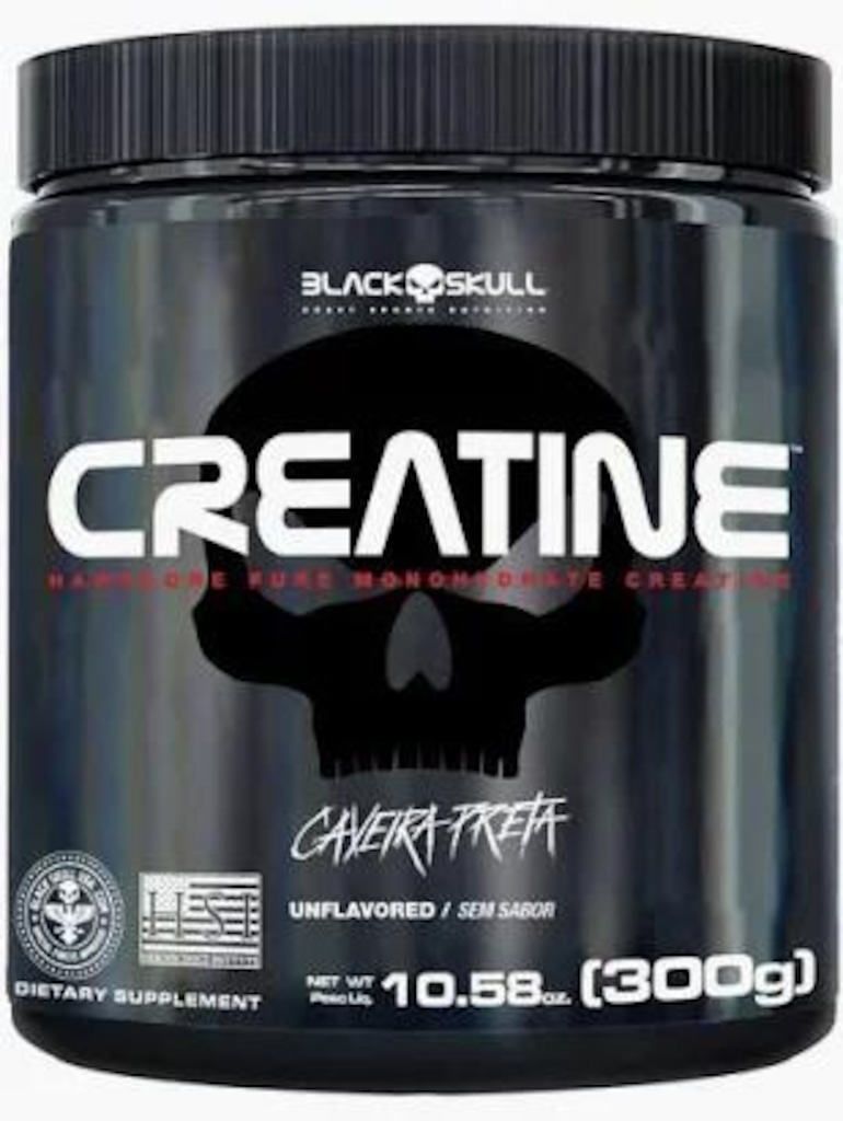 Creatina Black Skull Pura 300g