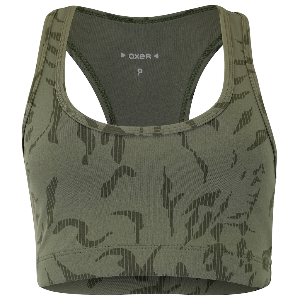 Top Oxer Campeão Print Média Sustentação Adulto