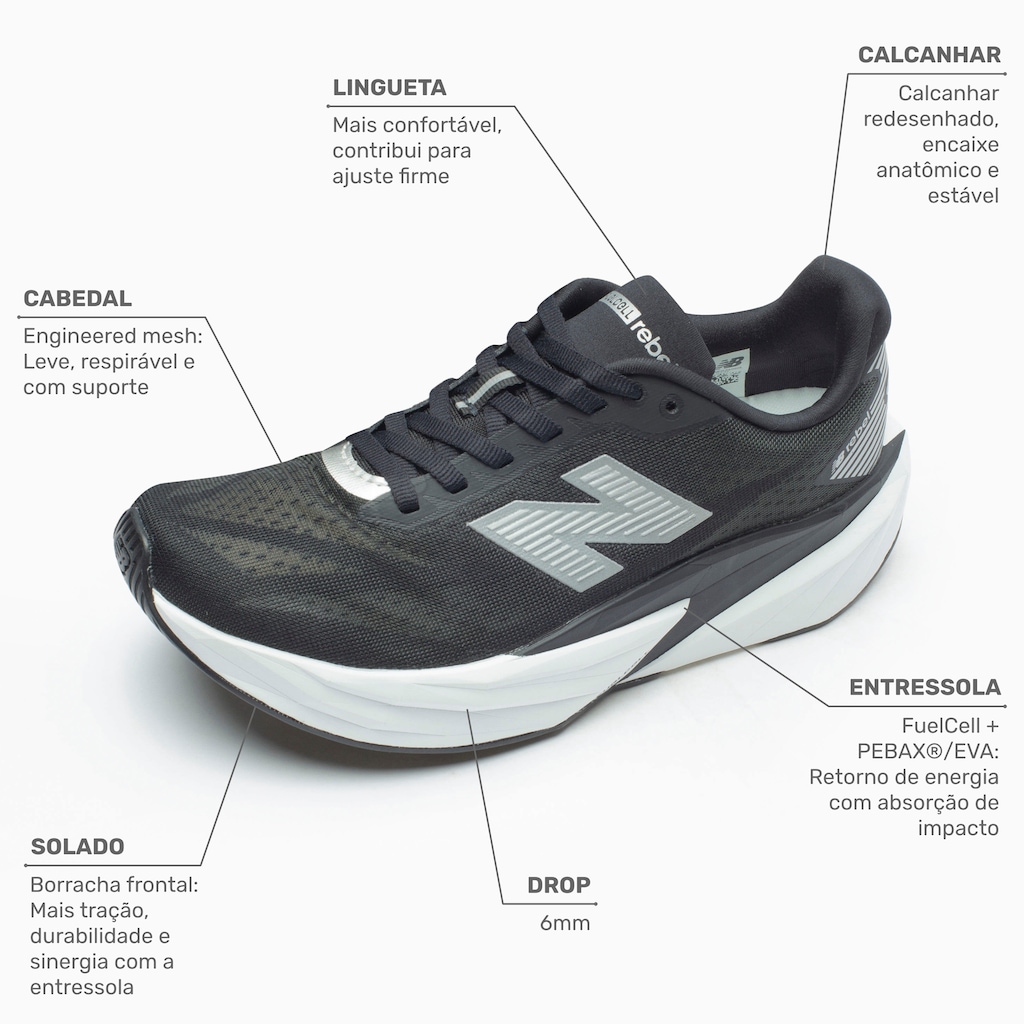 Imagem 2 do produto Tênis Feminino New Balance Fuelcell Rebel V5