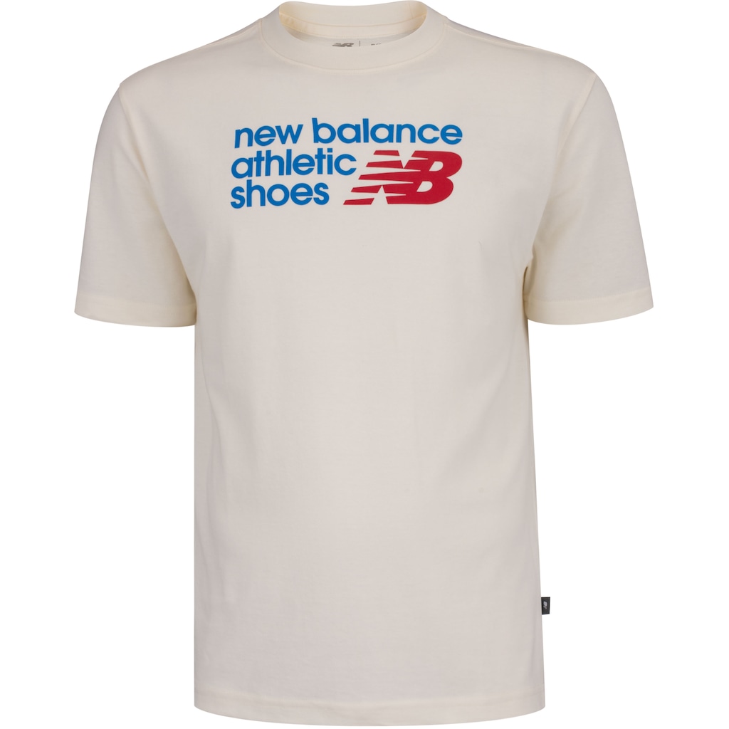 Camiseta New Balance Athletics Relaxed Premium Chest Logo Masculina