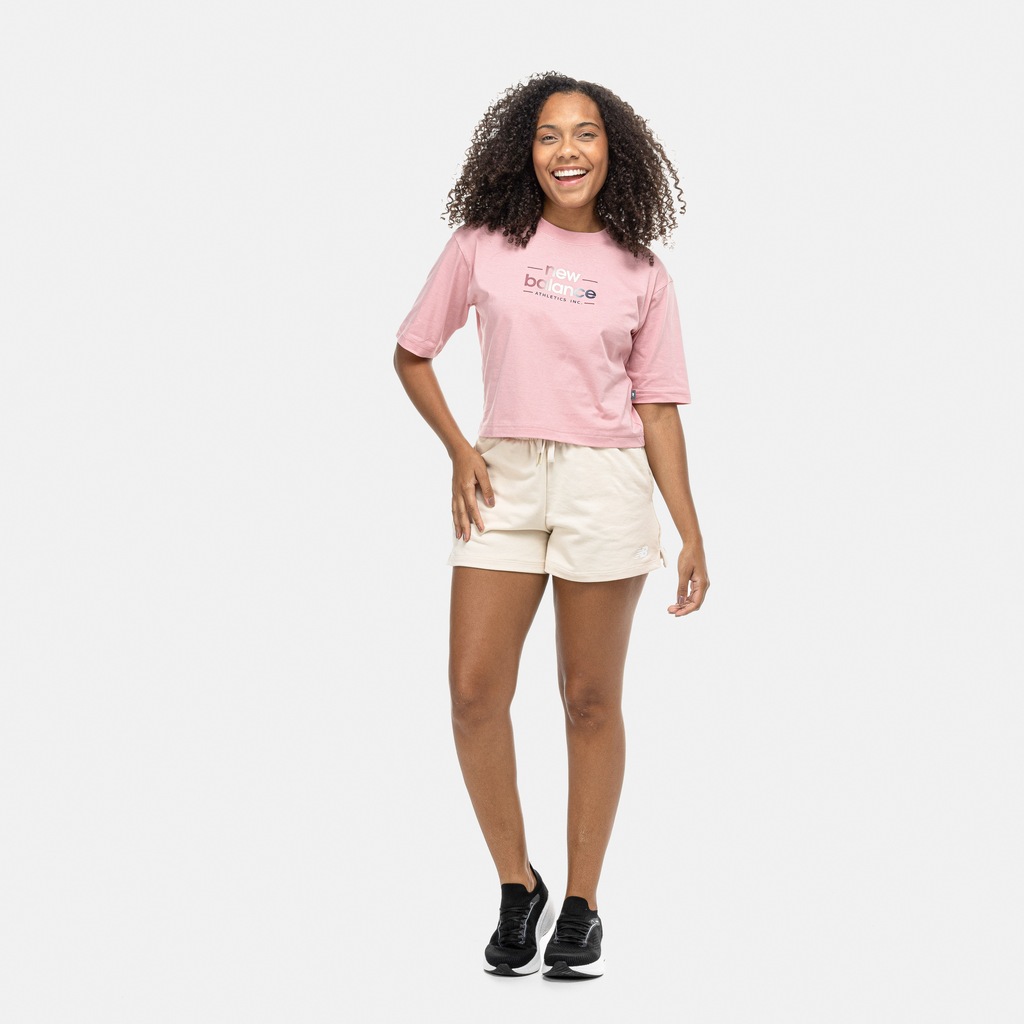 Imagem 3 do produto Camiseta New Balance Cropped Reimagined Feminina