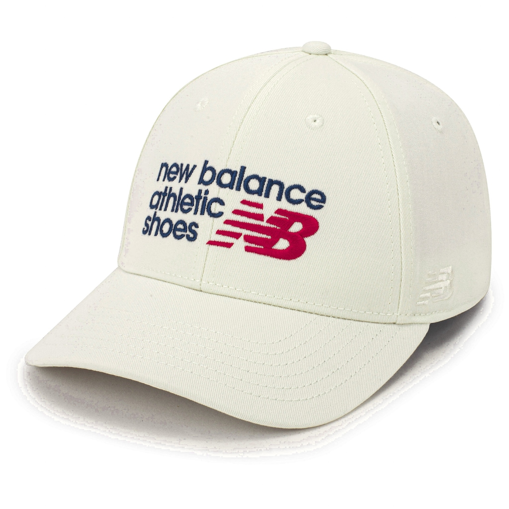 Boné Adulto New Balance 6 Panel Athletics Aba Curva