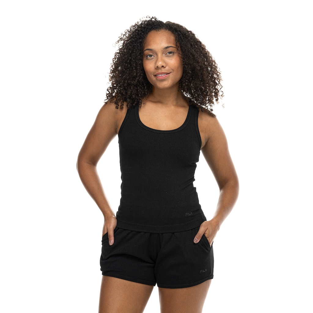 Camiseta Regata Feminina Fila Essentials Rib