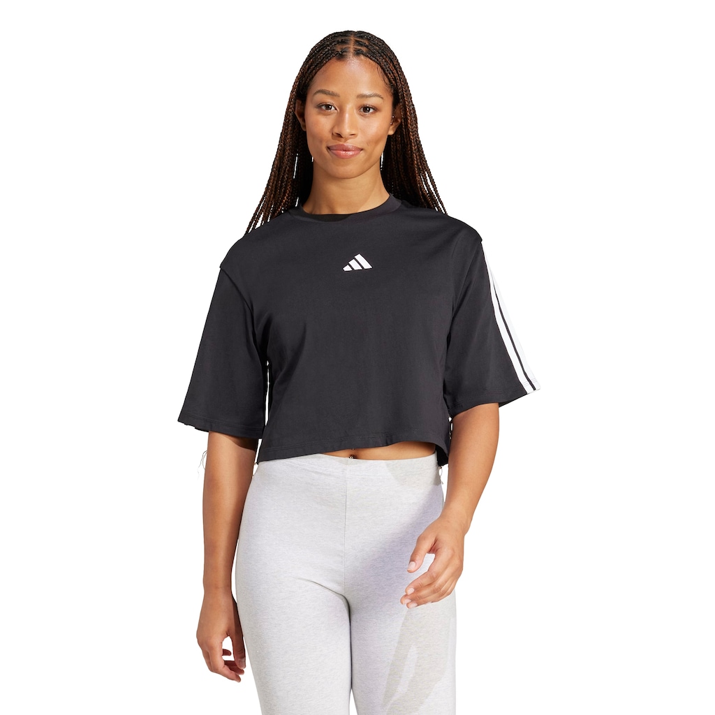 Camiseta adidas Essentials Três Listras Feminina