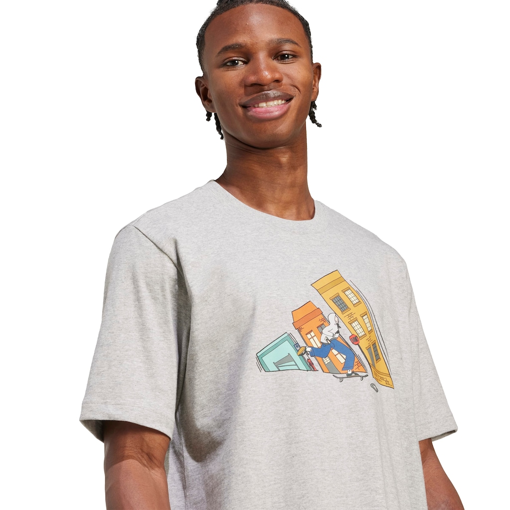 Imagem 4 do produto Camiseta adidas Doodle Hunt Skate Masculina